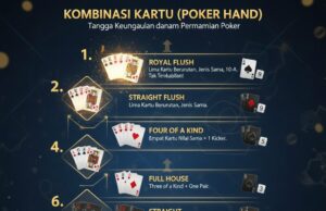 Kombinasi Kartu: Poker Hand Tangga Keunggulan dalam Permainan Poker KOMBINASI KARTU