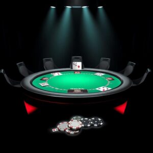 zona poker meja permainan kartu
