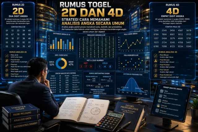 Rumus Togel 2D dan 4D, Strategi Cara Memahami Analisis Angka Secara Umum Rumus Togel